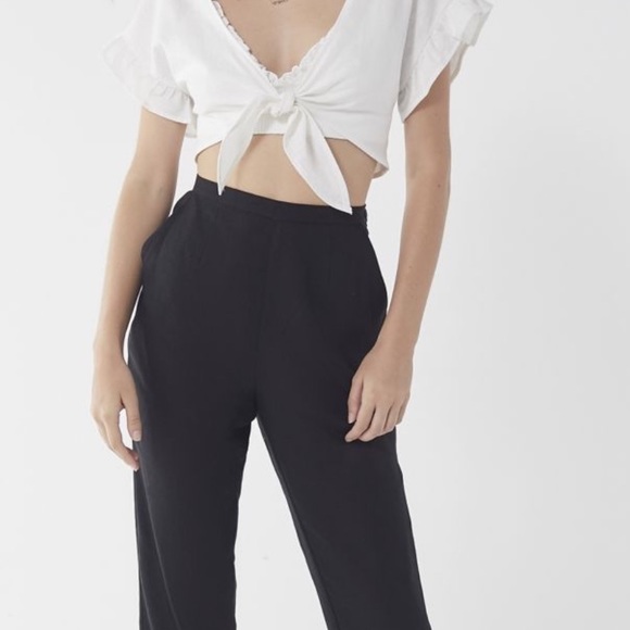 Linen Pin-Up Pant - Picture 3 of 7